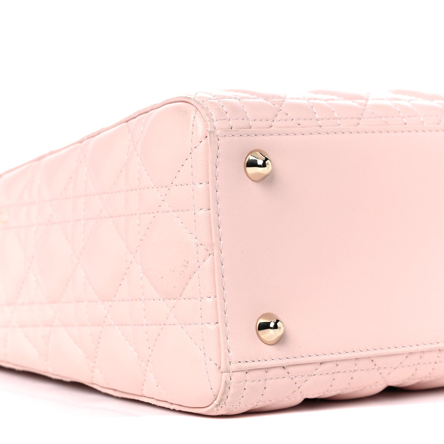 Christian Dior Lambskin Cannage Large Lady Dior Light Pink 7 of 8