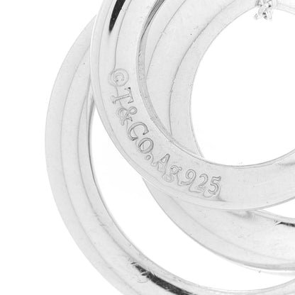 Tiffany Sterling Silver 1837 Circles Pendant Necklace 4 of 7