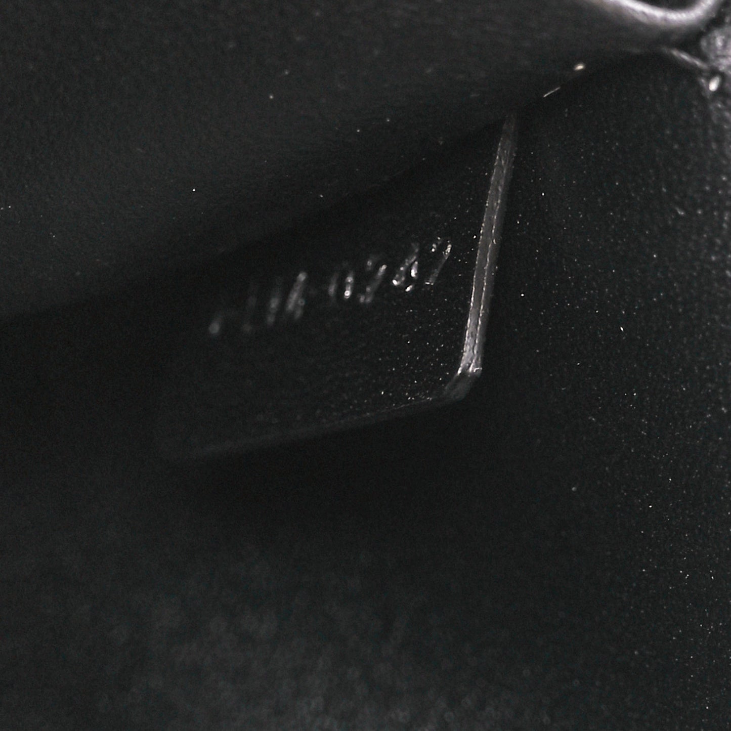 Shiny Calfskin Triomphe Chain Shoulder Bag Black