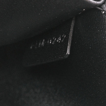 Celine Shiny Calfskin Triomphe Chain Shoulder Bag Black 8 of 12