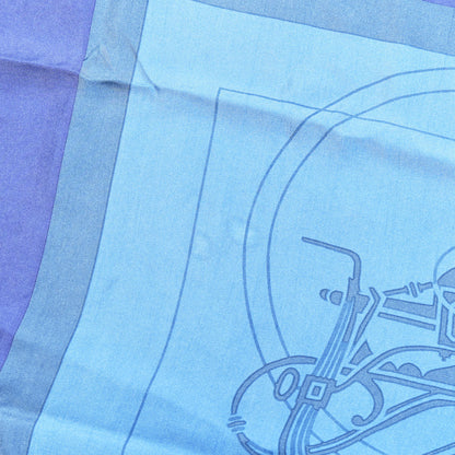 Hermes Silk Dip Dye Ex Libris Shawl 140 3 of 3