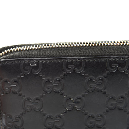 Gucci Guccissima Bow Zip Around Wallet Black 11 of 15