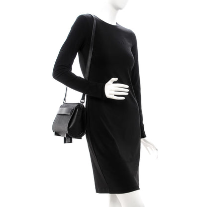 Alexander Wang Calfskin Mesh MIni Chastity Crossbody Bag Black 2 of 7