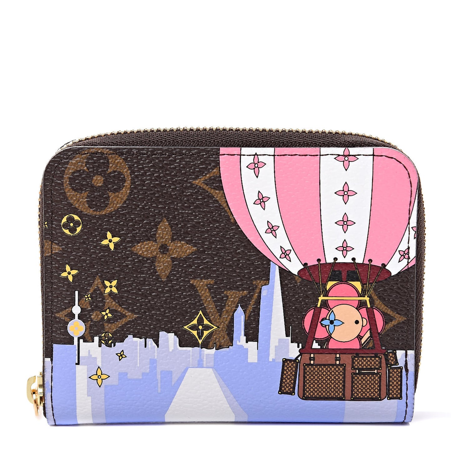Monogram 2019 Christmas Animation Zippy Coin Purse