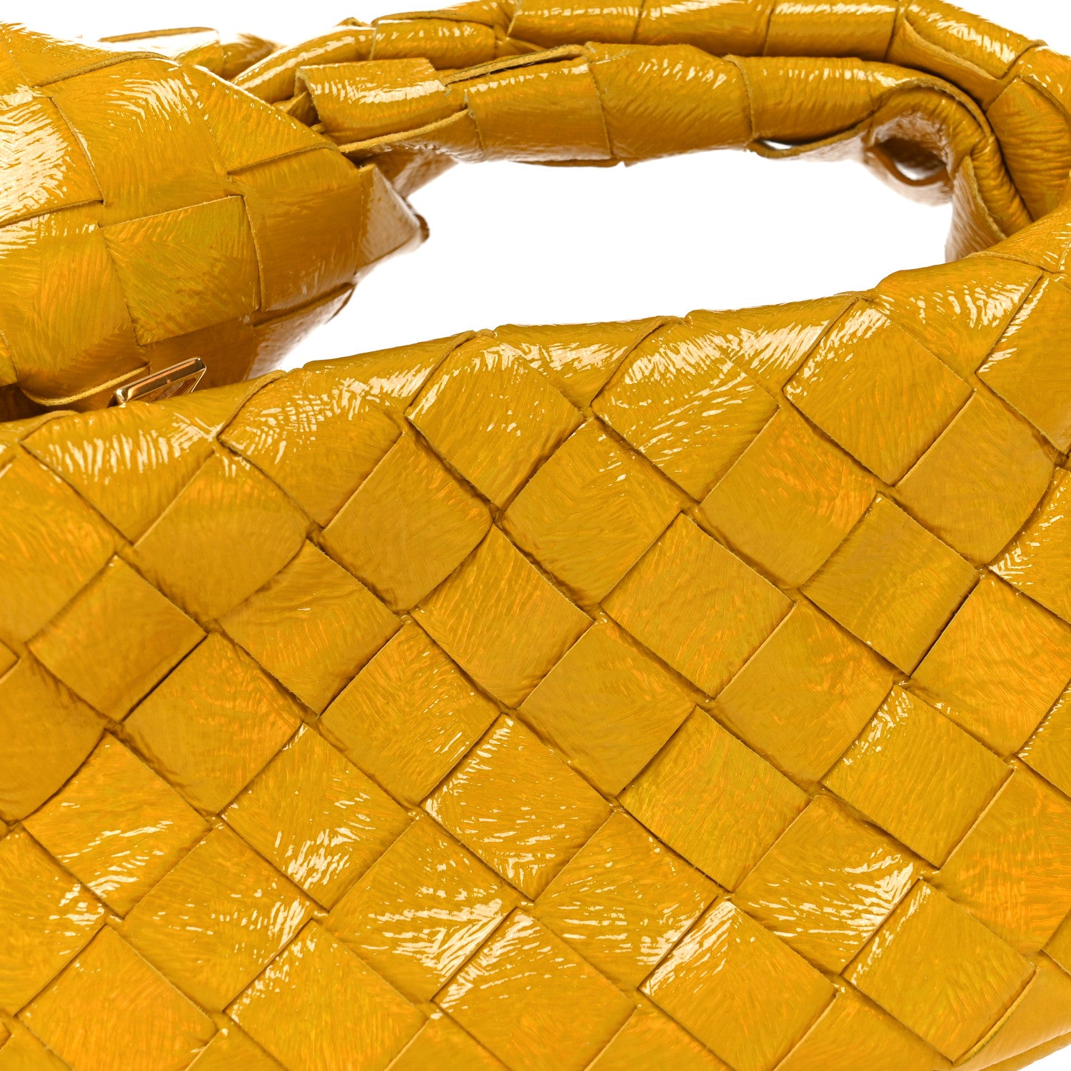 Bottega Veneta Textured Deerskin Intrecciato Candy Jodie Yellow 10 of 12