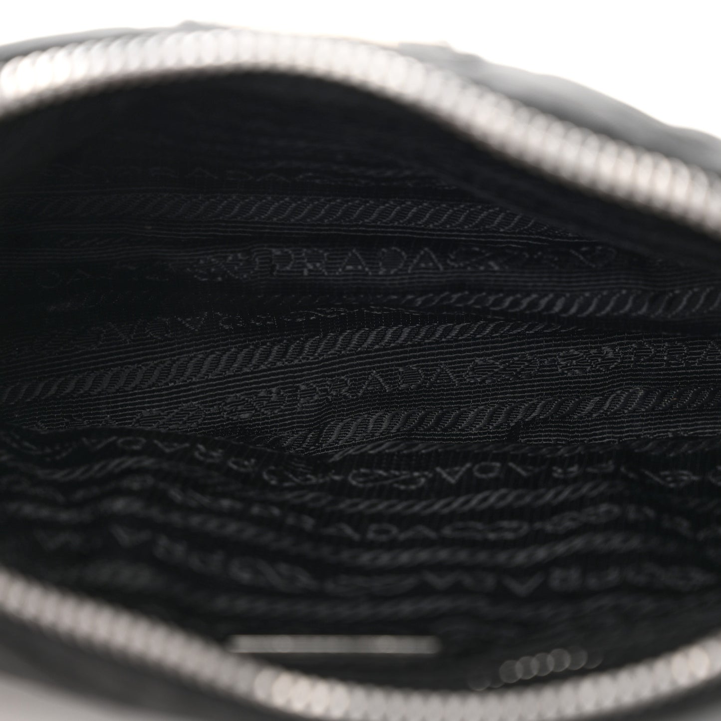 Nylon Tessuto Impuntu Quilted Crossbody Bag Black