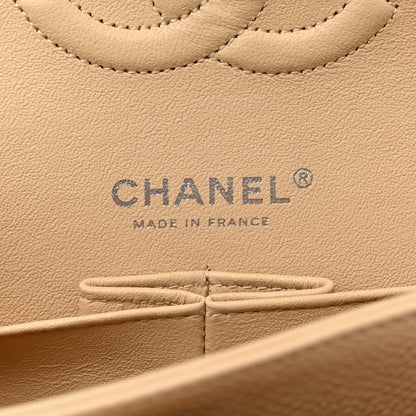 Chanel Caviar Quilted Medium Double Flap Beige 6 of 11