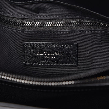 Saint Laurent Calfskin Y Quilted Monogram Medium Loulou Chain Satchel Black 6 of 10