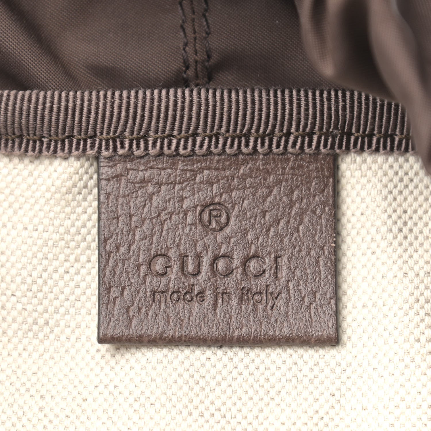 Gucci GG Supreme Monogram Medium Ophidia Double Buckle Backpack Brown 6 of 14