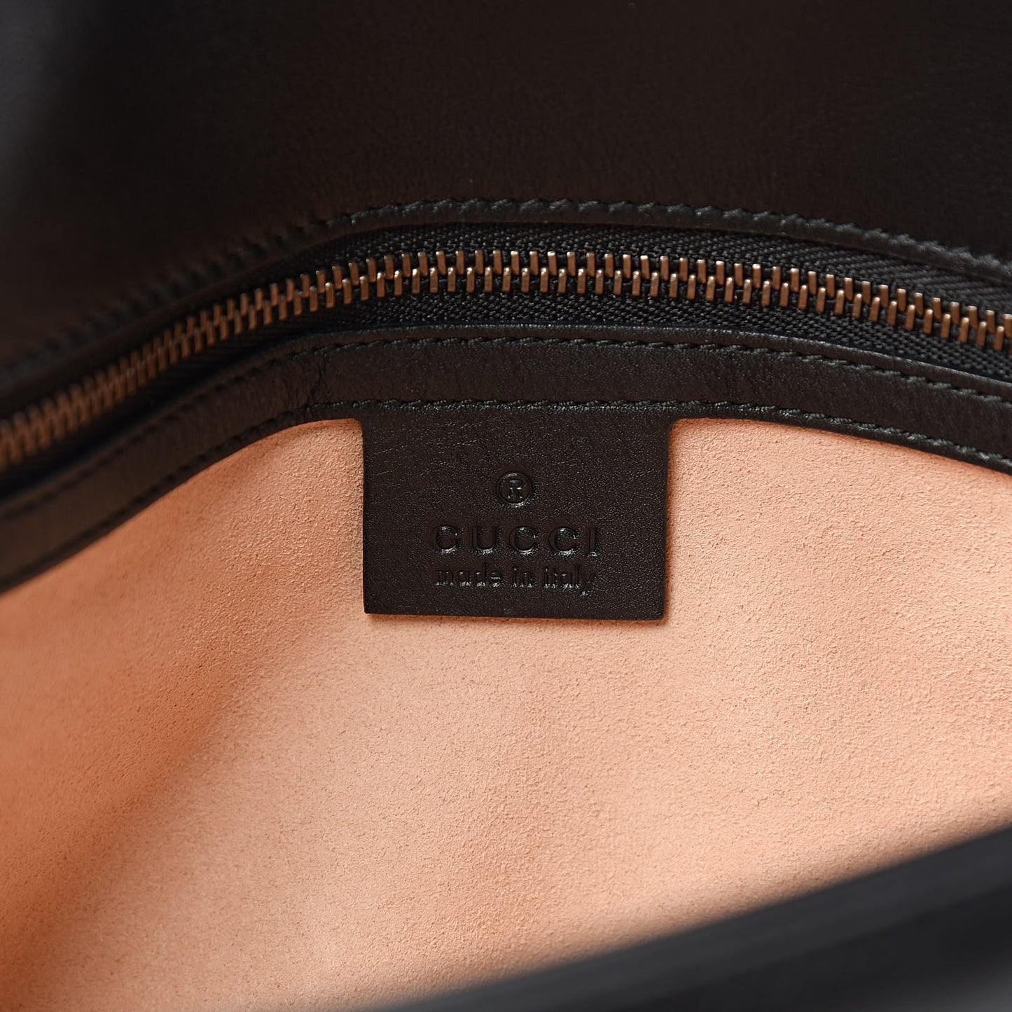 Calfskin Matelasse Small GG Marmont Shoulder Bag Black
