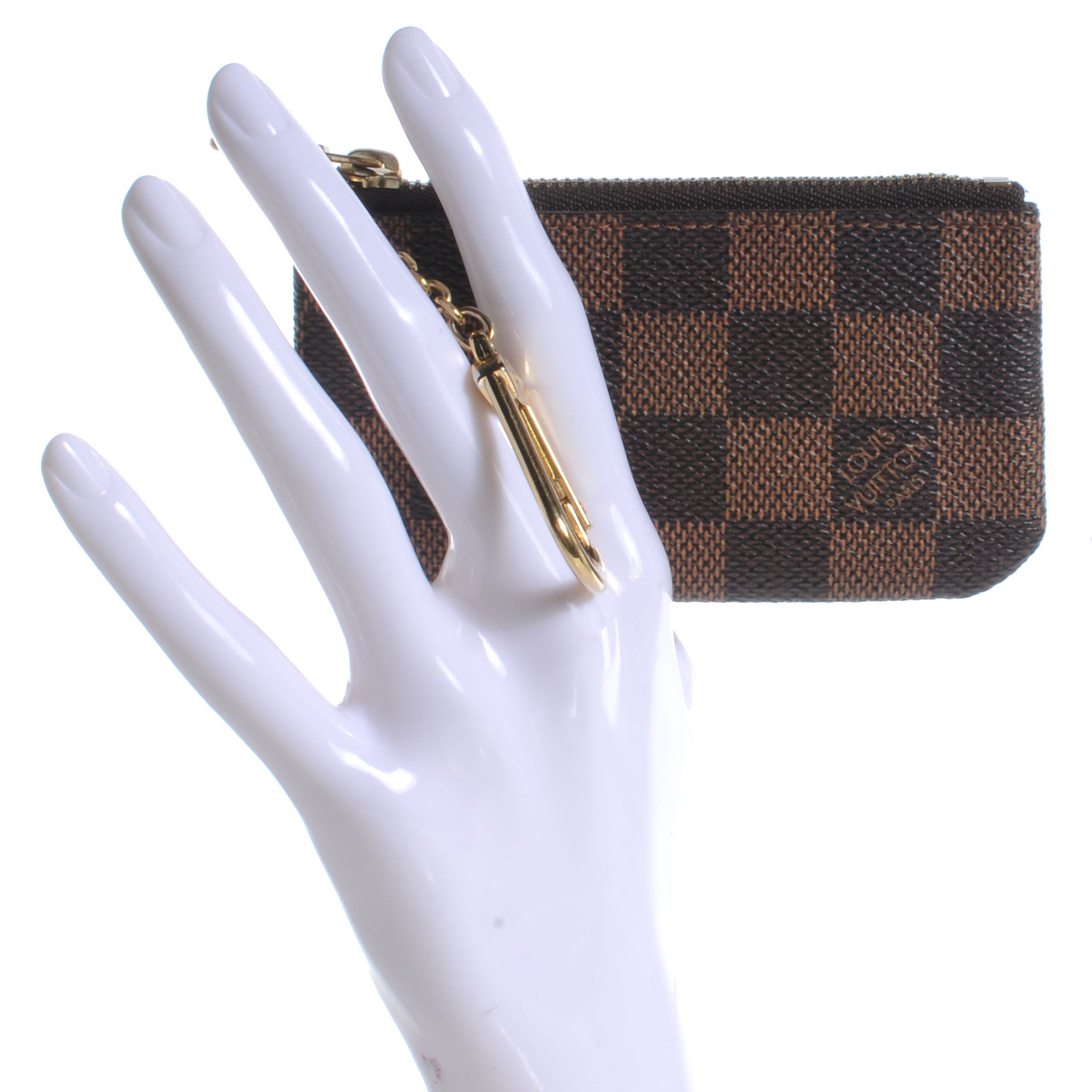 Louis Vuitton Damier Ebene Key Pouch 2 of 7