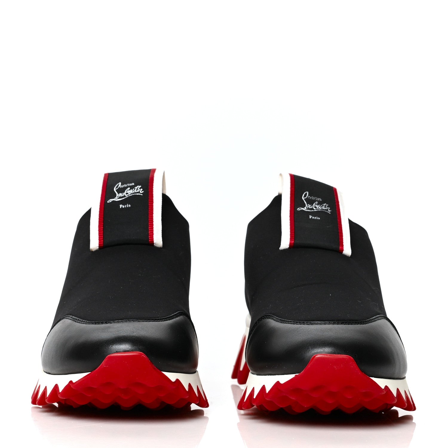 Christian Louboutin Neoprene Tiketa Flat Sneakers 40 Black 2 of 7