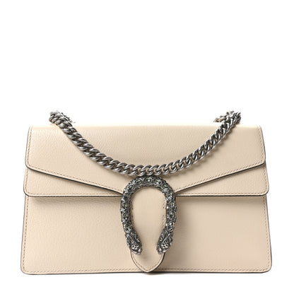 Gucci Textured Calfskin Crystal Small Dionysus Shoulder Bag Mystic White 1 of 10
