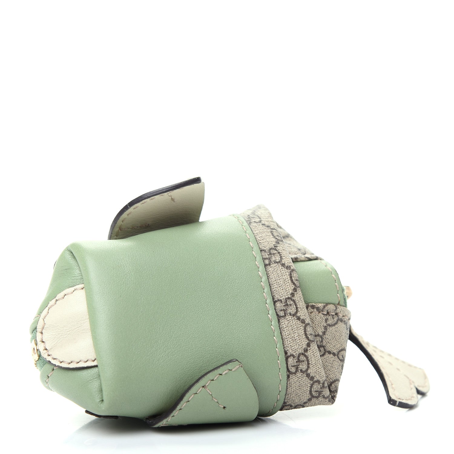 Gucci GG Supreme Monogram Children's Zoo Mini Coin Purse Whale Green 3 of 5