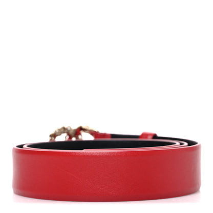 Chanel Calfskin CC Chain Belt 80 32 Red 2 of 6