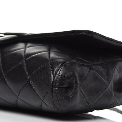 Chanel Lambskin Quilted Clutch With Chain Flap Black 9 of 9