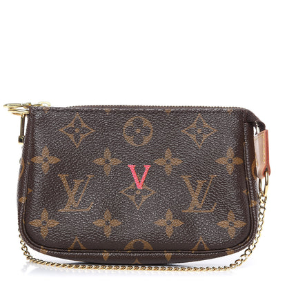 Louis Vuitton Monogram My LV Heritage Mini Pochette Accessories Fuchsia 1 of 11