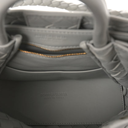 Bottega Veneta Nappa Intrecciato Small Andiamo Shoulder Bag Agate Grey 5 of 9