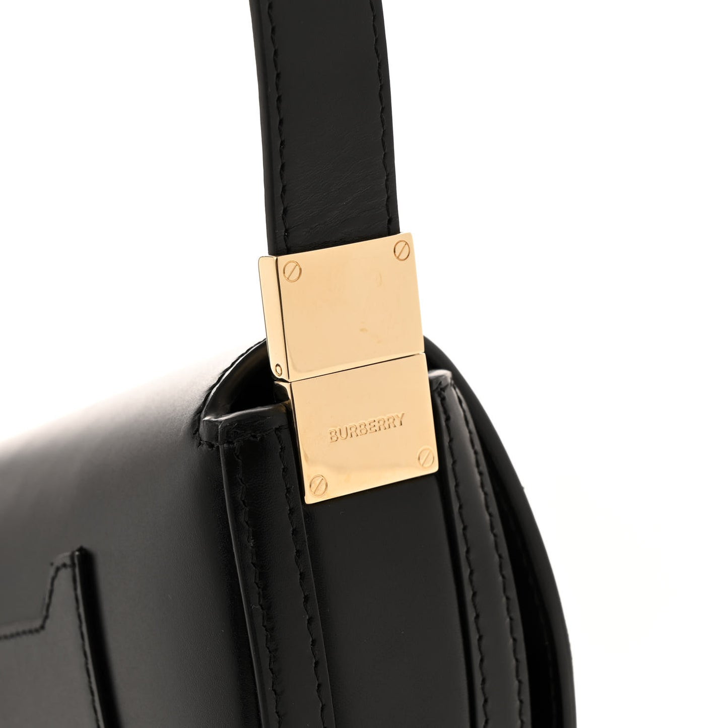 Calfskin Small Olympia Shoulder Bag Black