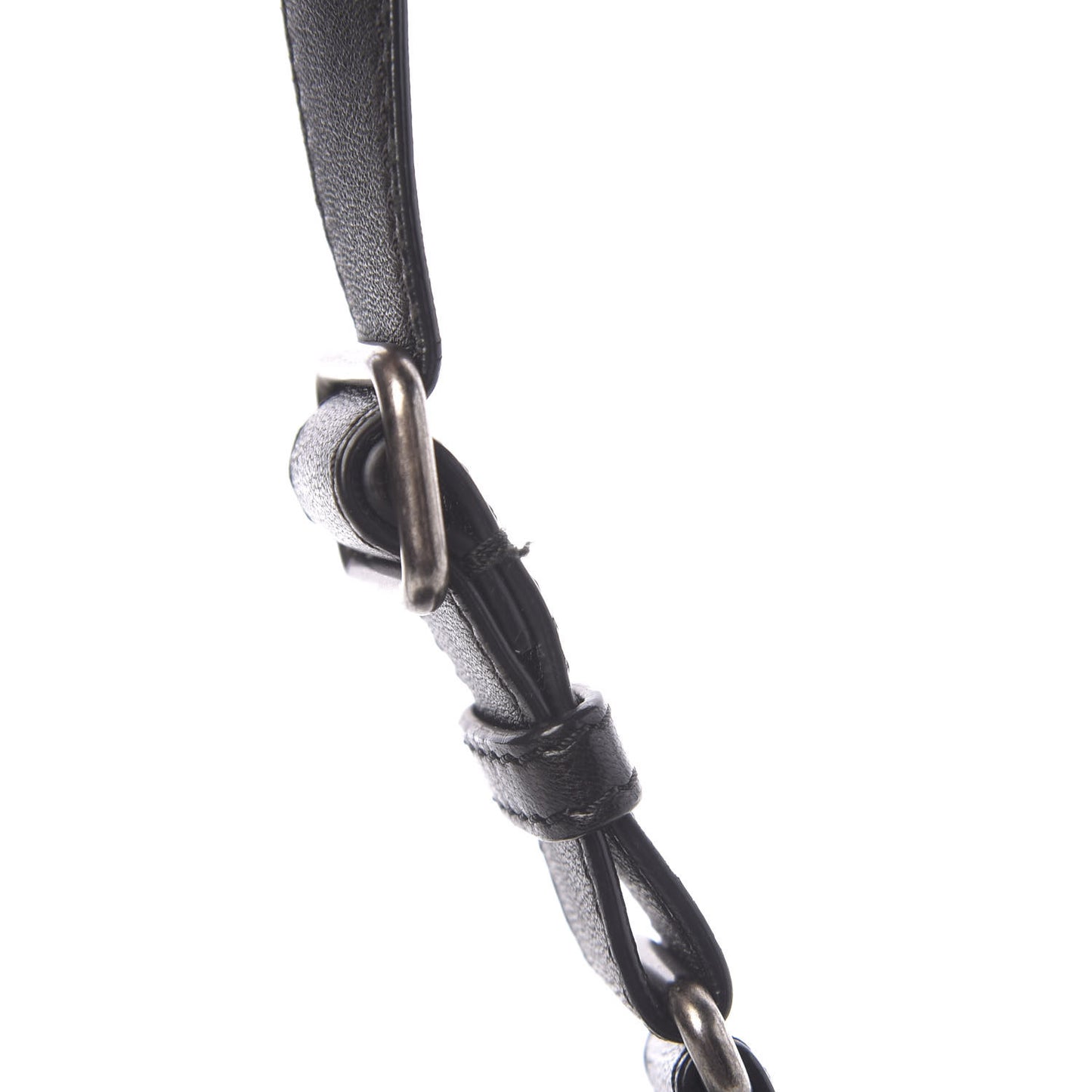 Lambskin Quilted Banane Waist Bag Fanny Pack Black