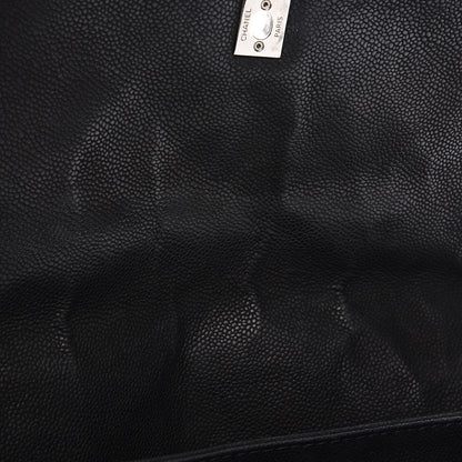 Chanel Iridescent Caviar Quilted Medium Lady Pearly Flap Black 9 of 13