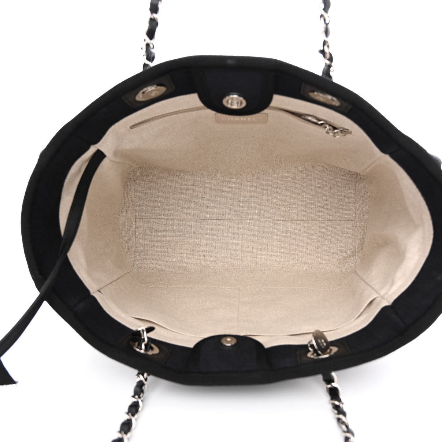 Mixed Fibers Small Deauville Tote Black