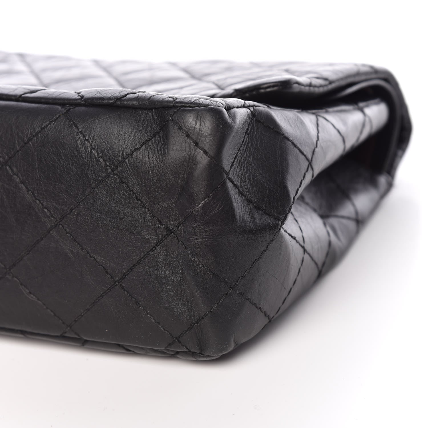Chanel Aged Calfskin Quilted 2.55 Reissue 226 Flap Black 7 of 11