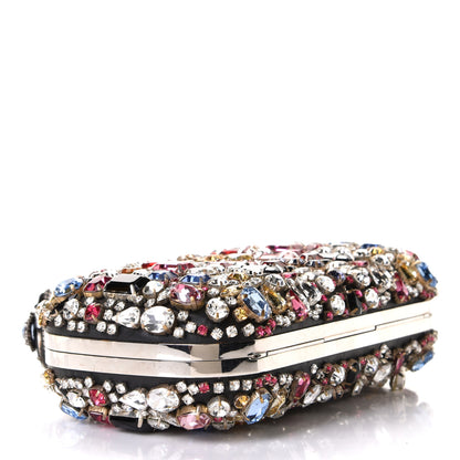 Alexander McQueen Crystal Jeweled Knuckle Duster Box Clutch Multicolor 3 of 5