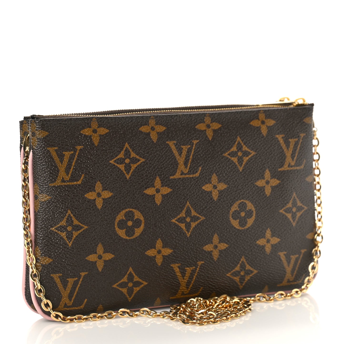 Monogram Blooming Flowers Double Zip Pochette