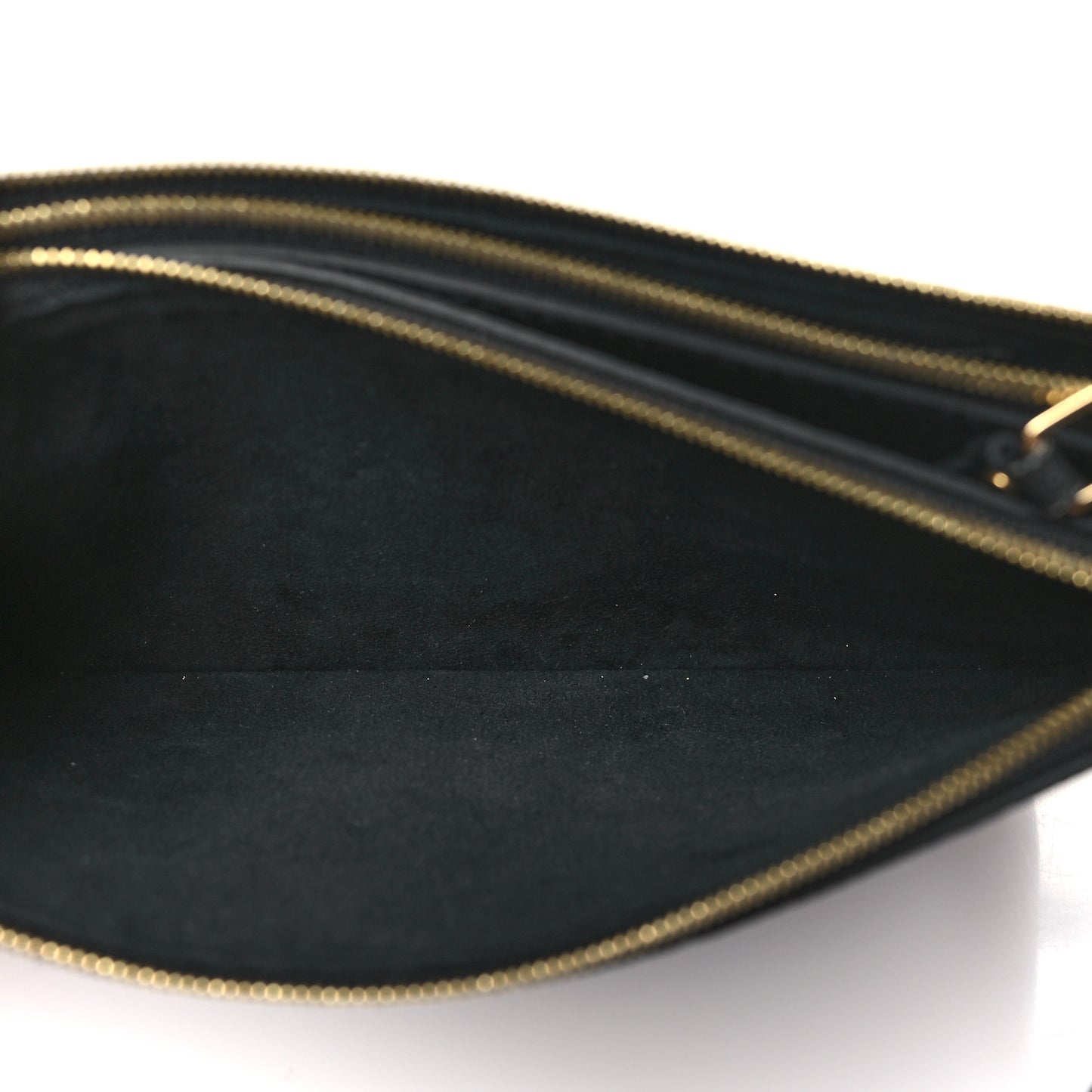 Empreinte Double Zip Pochette Black