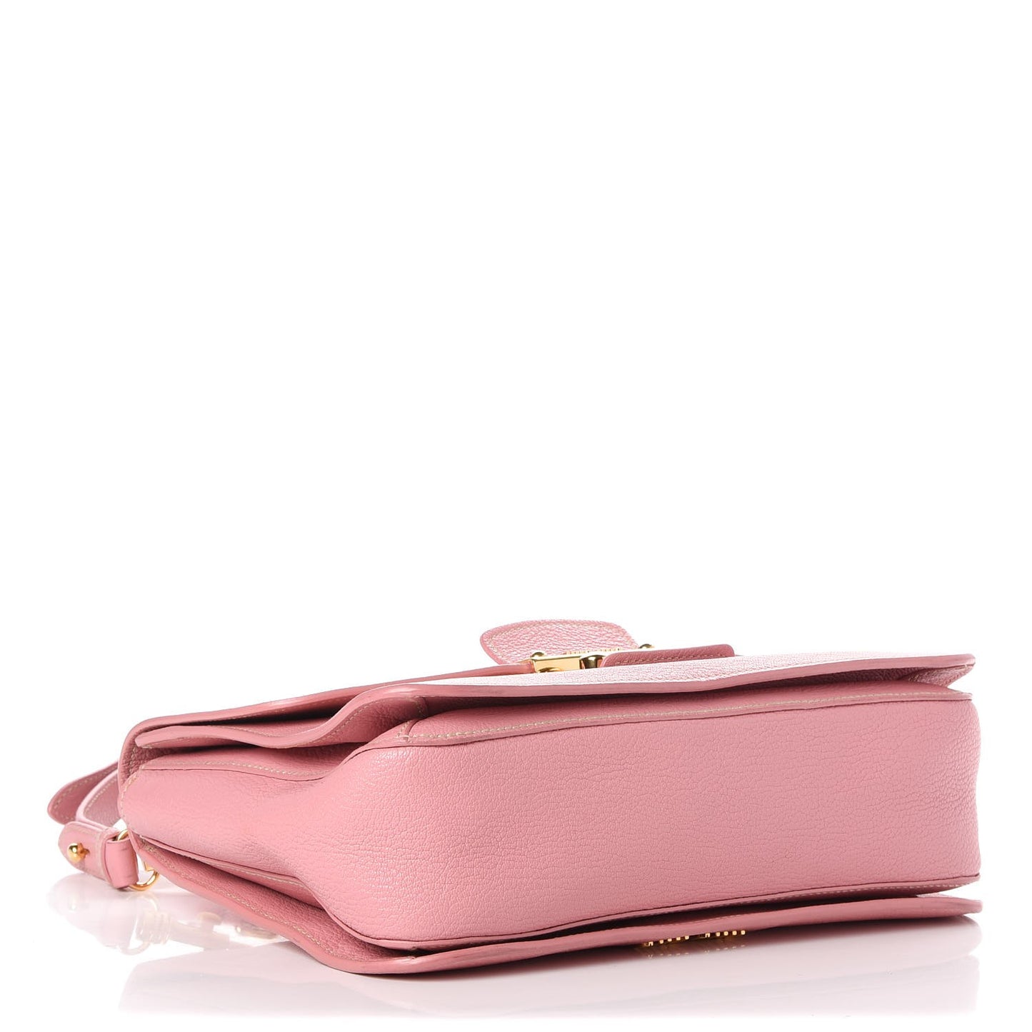 Goatskin Madras Shoulder Bag Rosa
