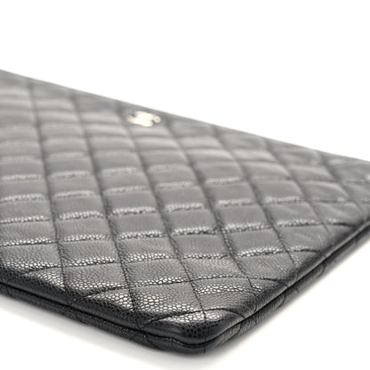 Chanel Caviar Quilted Large Cosmetic Case Black 9 of 9