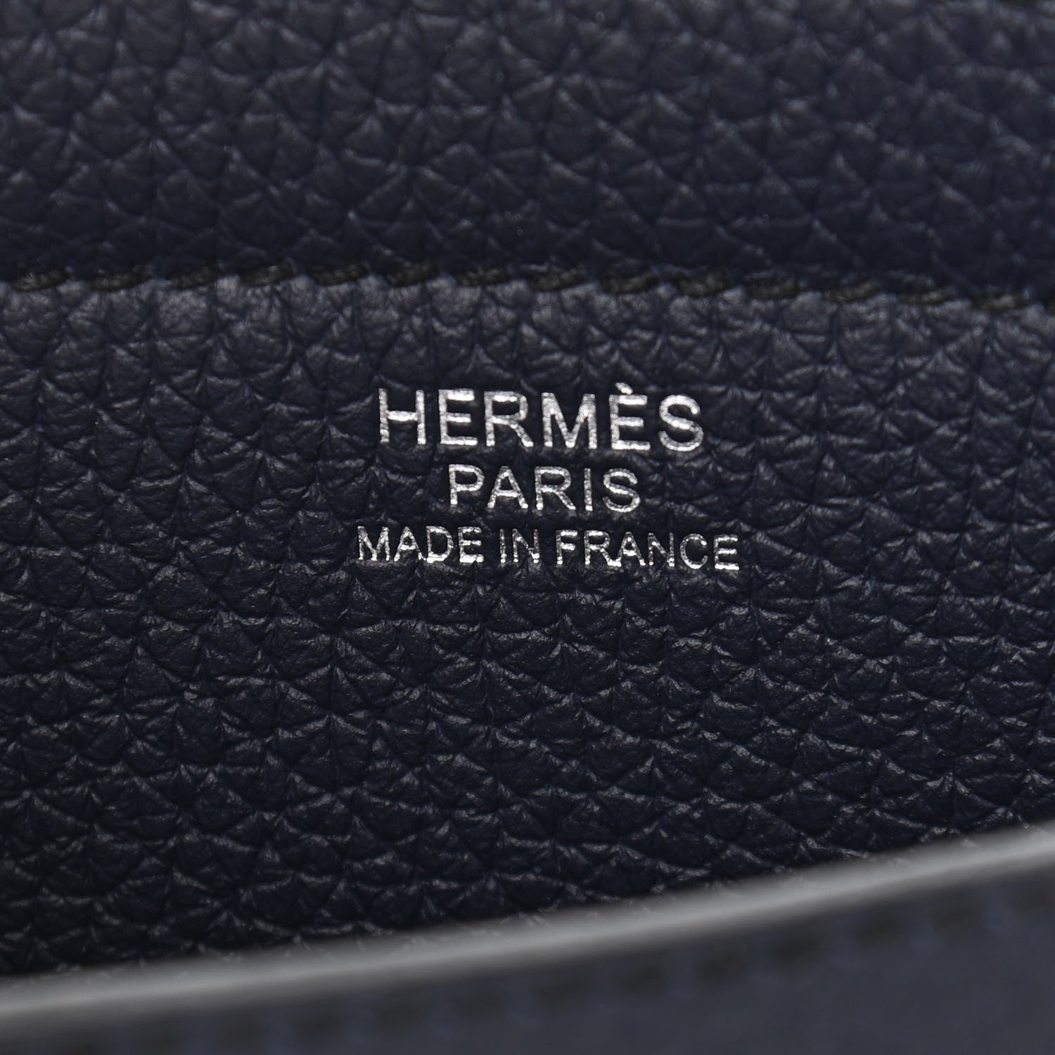 Hermes Taurillon Clemence Cabasellier 46 Black Navy Blue 6 of 10