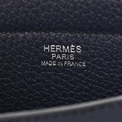Hermes Taurillon Clemence Cabasellier 46 Black Navy Blue 6 of 10