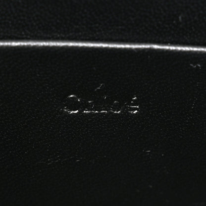 Chloe Suede Calfskin Constellation Studded Small Nile Bracelet Minaudiere Bag Full Blue 6 of 9