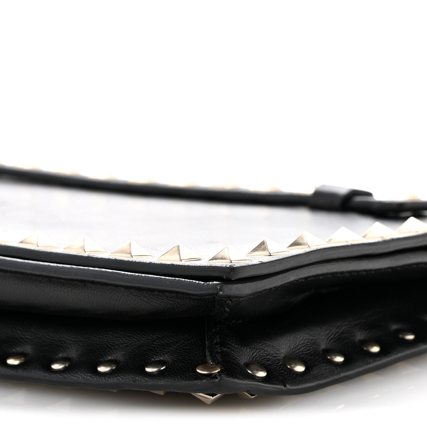 Valentino Garavani Nappa Rockstud Wristlet Clutch Black 10 of 14