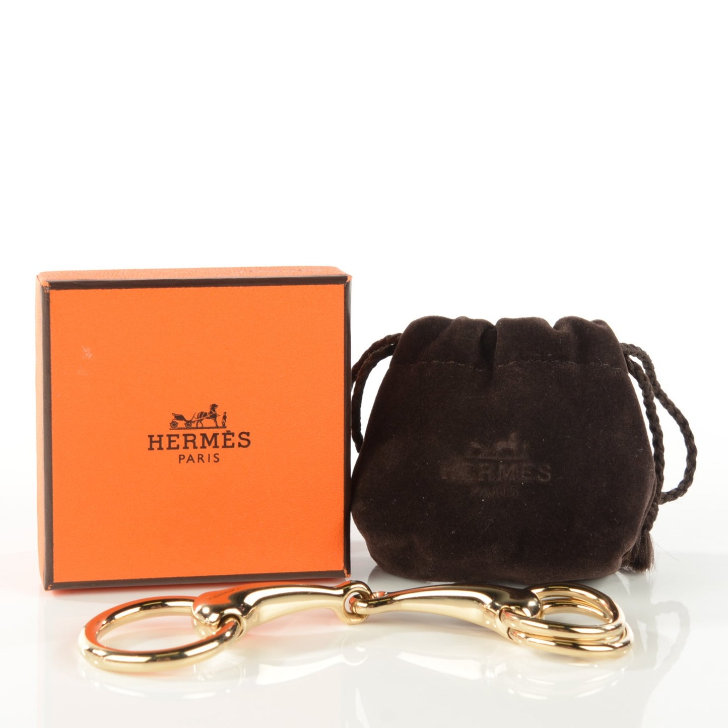 Permabrass Mors Scarf Ring Gold