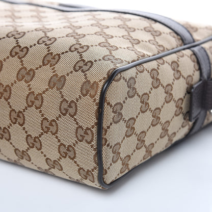 Gucci Monogram Dollar Calfskin Large Camera Case Beige Ebony Testa di Moro Marrone Scuro 8 of 11