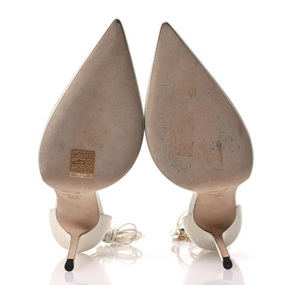 Jimmy Choo Nappa Eris 100 Pumps 38.5 White 6 of 7