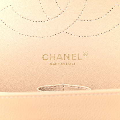 Chanel Caviar Quilted Jumbo Double Flap Beige Clair 6 of 10
