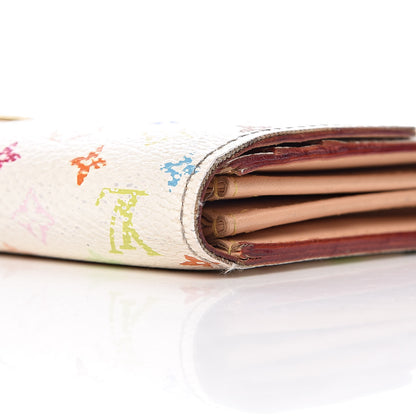 Louis Vuitton Monogram Multicolor Sarah Wallet White 15 of 19