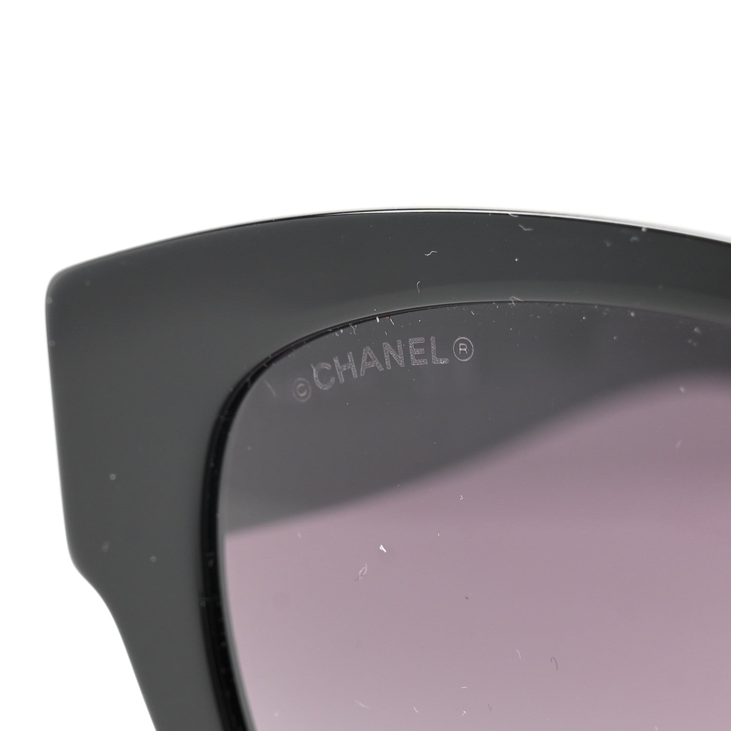 Chanel Acetate Enamel Butterfly Sunglasses 5477-A Black 7 of 7