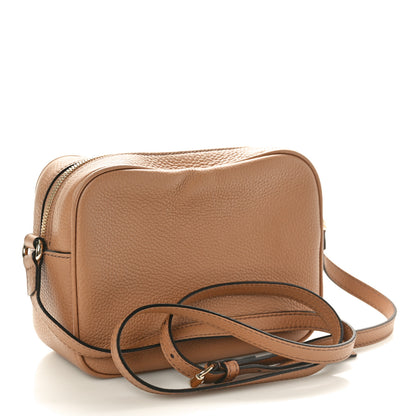 Gucci Pebbled Calfskin Small Soho Disco Bag Camelia 2 of 9