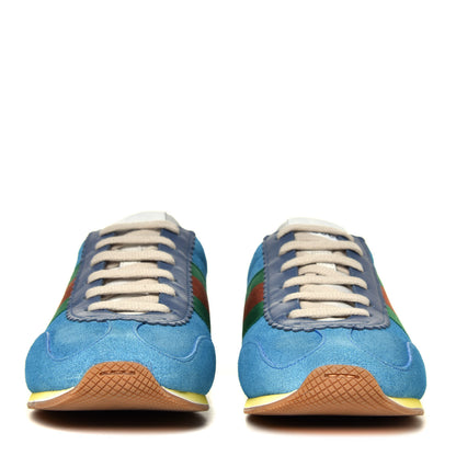 Gucci Suede Web Womens Rocket Sneakers 39 Bright Splash Thunder 6 of 10