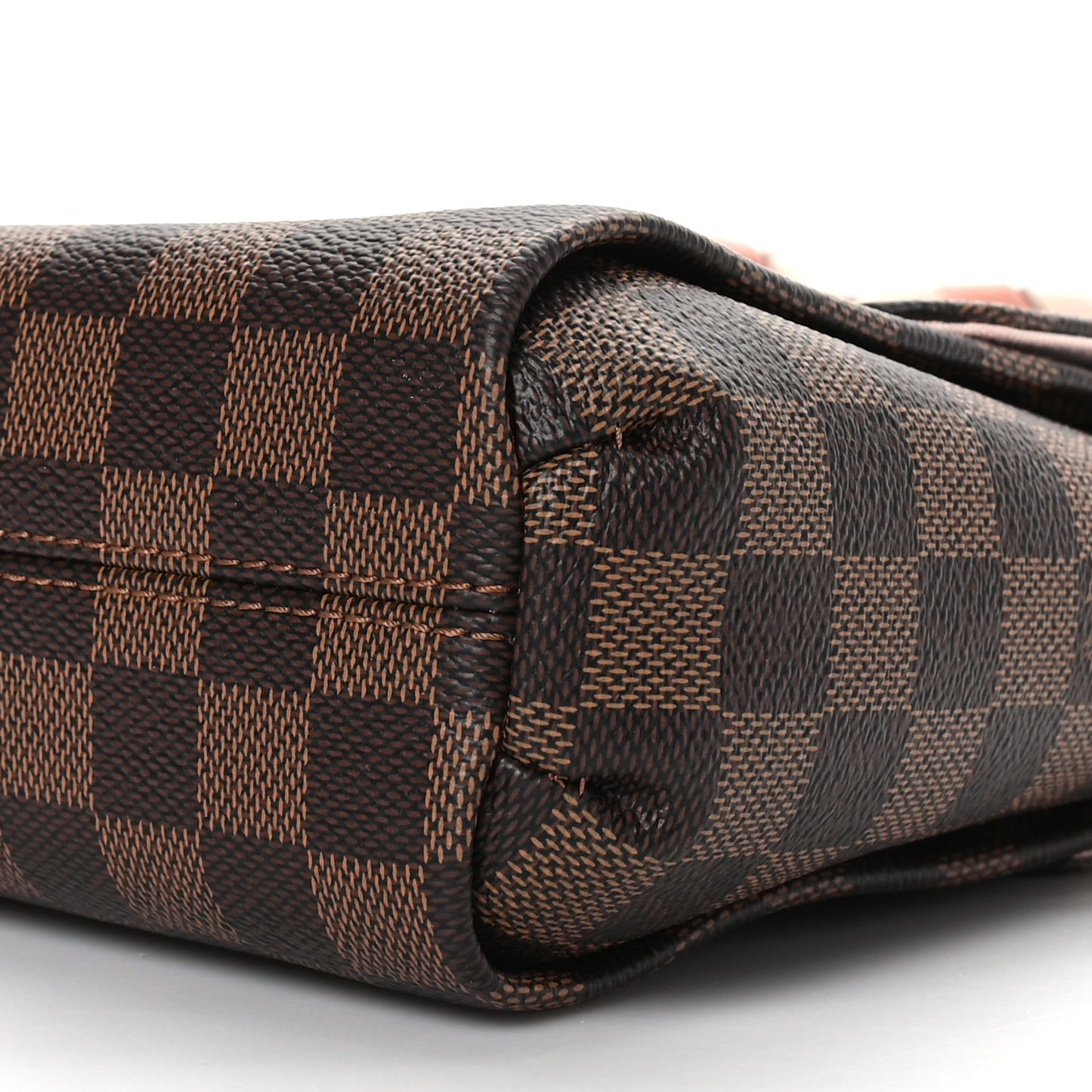 Damier Ebene Braided Croisette Cream Pink