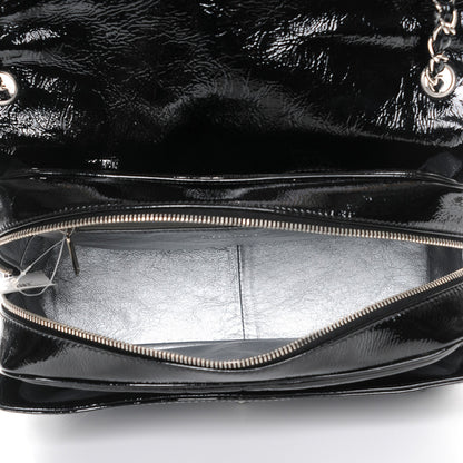 Chanel Patent Luxe Ligne Large Flap Black 5 of 9