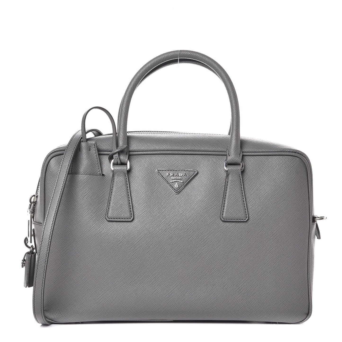 Saffiano Lux Bowler Marmo