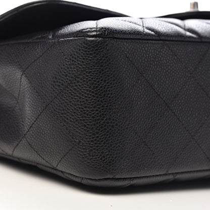 Chanel Caviar Quilted Jumbo Single Flap Black 8 of 10