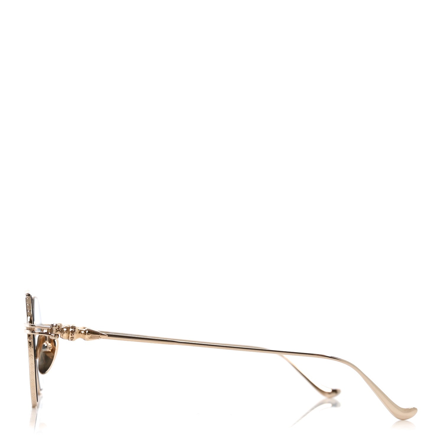 Chrome Hearts Metal Evaculation Sunglasses Gold Blue 3 of 7