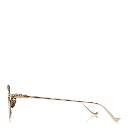 Chrome Hearts Metal Evaculation Sunglasses Gold Blue 3 of 7